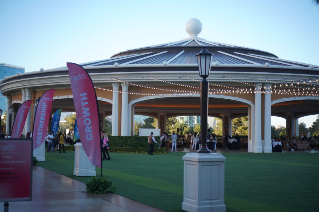 crystal terrace at medical spa show las vegas