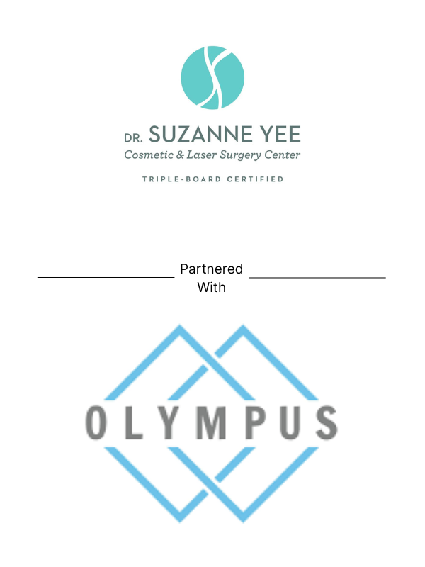 Deal tombstone showing Dr. Suzanne Yee Cosmetic & Laser Surgery Center partnered with Olympus Cosmetic Group in medspa sector