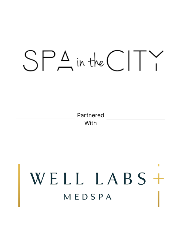 Deal tombstone showing Spa In The City partnered with Well Labs+ in medspa sector