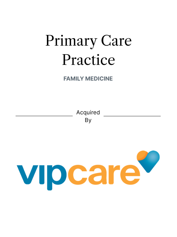 Primary care practice acquired by VIPcare