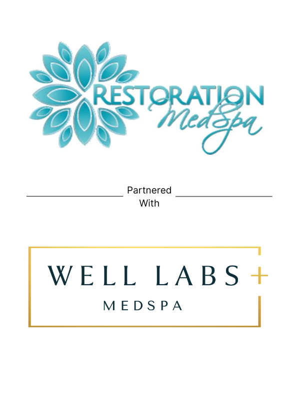 Deal tombstone showing Restoration MedSpa partnered with Well Labs+ in med spa sector